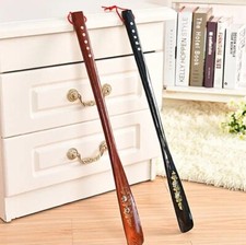 Wooden Long Handle Shoe Horn 55cm Ultra Long Mahogany craft wenge