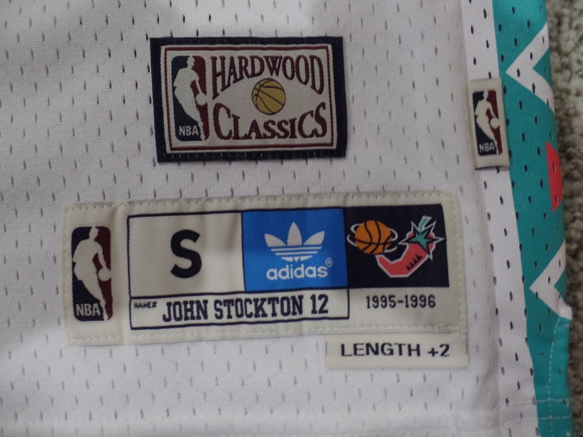 John Stockton Utah Jazz 1996 All Star Adidas Swingman Jersey
