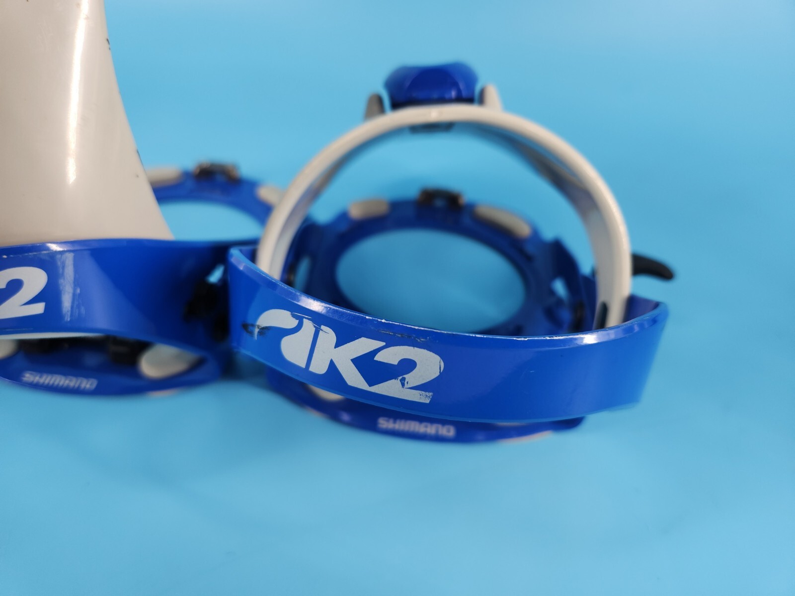Vtg K2 Clicker Shimano HB High Back Step In Snowboard Bindings