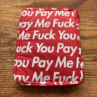 Supreme × PORTER 2012AW iPad Case Red Clutch Bag Pouch JAPAN MADE