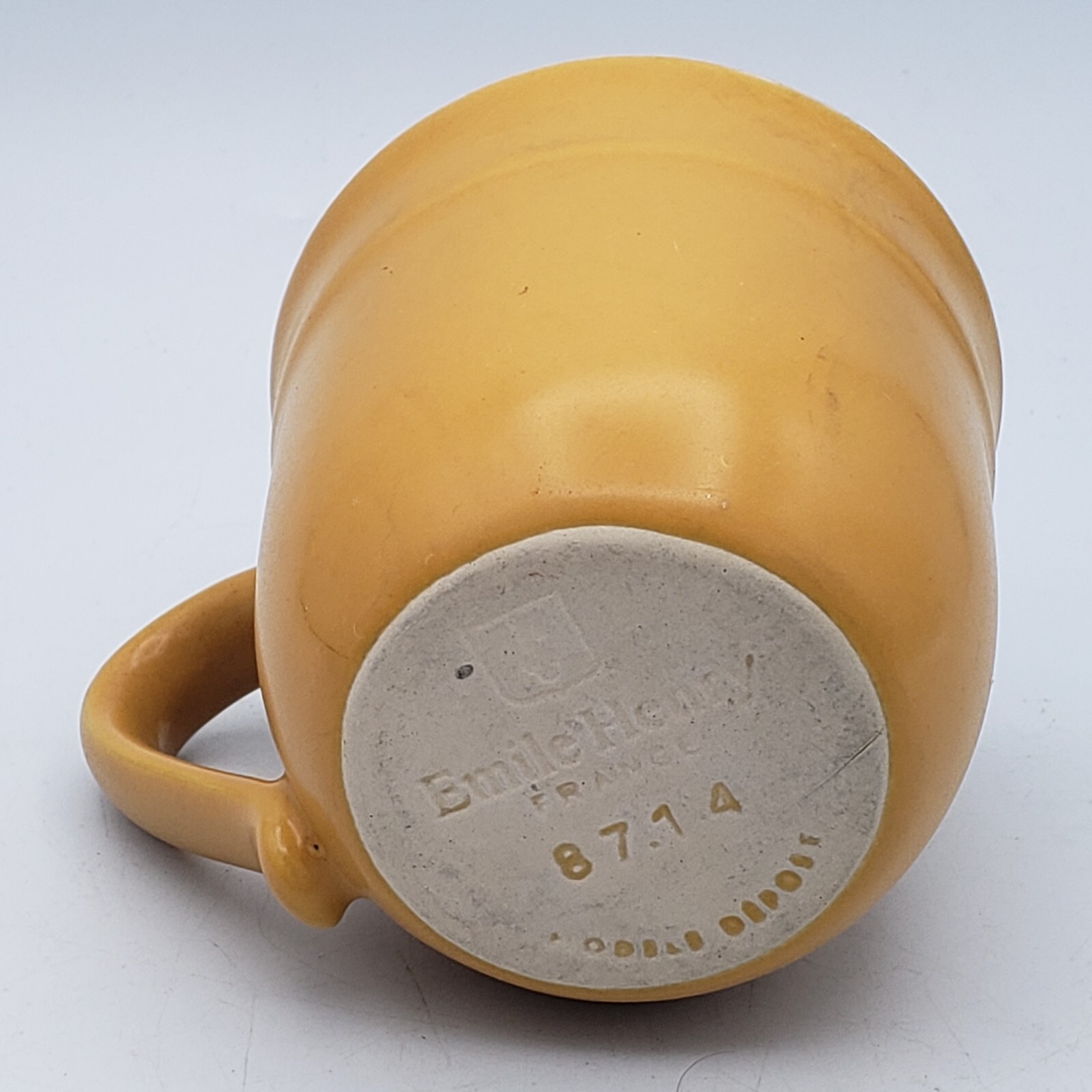 Emile Henry Yellow Coffee Mug 8714 France Buttercup Tea 14oz eBay