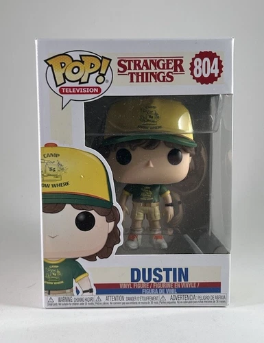 Funko Pop! Stranger Things DUSTIN (Camp Outfit) #804 MIB NEW