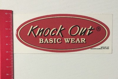 Aufkleber/Sticker: Knock Out - Basic Wear (09061688)