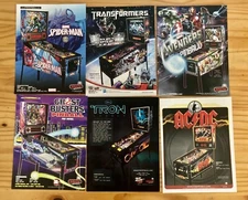 STERN PINBALL MACHINE FLYERS  6 Flyers