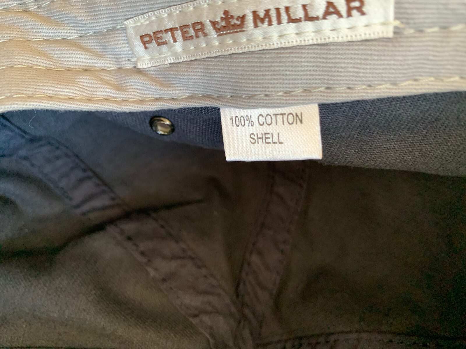 Peter Millar Logo Adjustable Back Strapback Cotto… - image 6