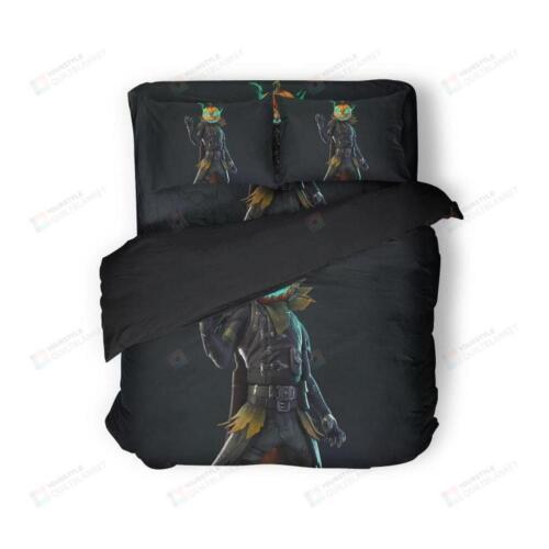 Fortnite Dark Hollowhead Skin Quilt Duvet Cover Set Kids Bedclothes Doona Cover - Picture 1 of 8