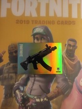 Fortnite Panini Series 1 #104 Submachine Gun Holo Foil Rare