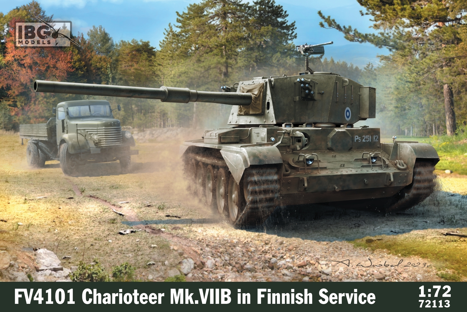 IBG Models 1/72 FV4101 Charioteer Mk VIIB British Tank in Finnish Service
