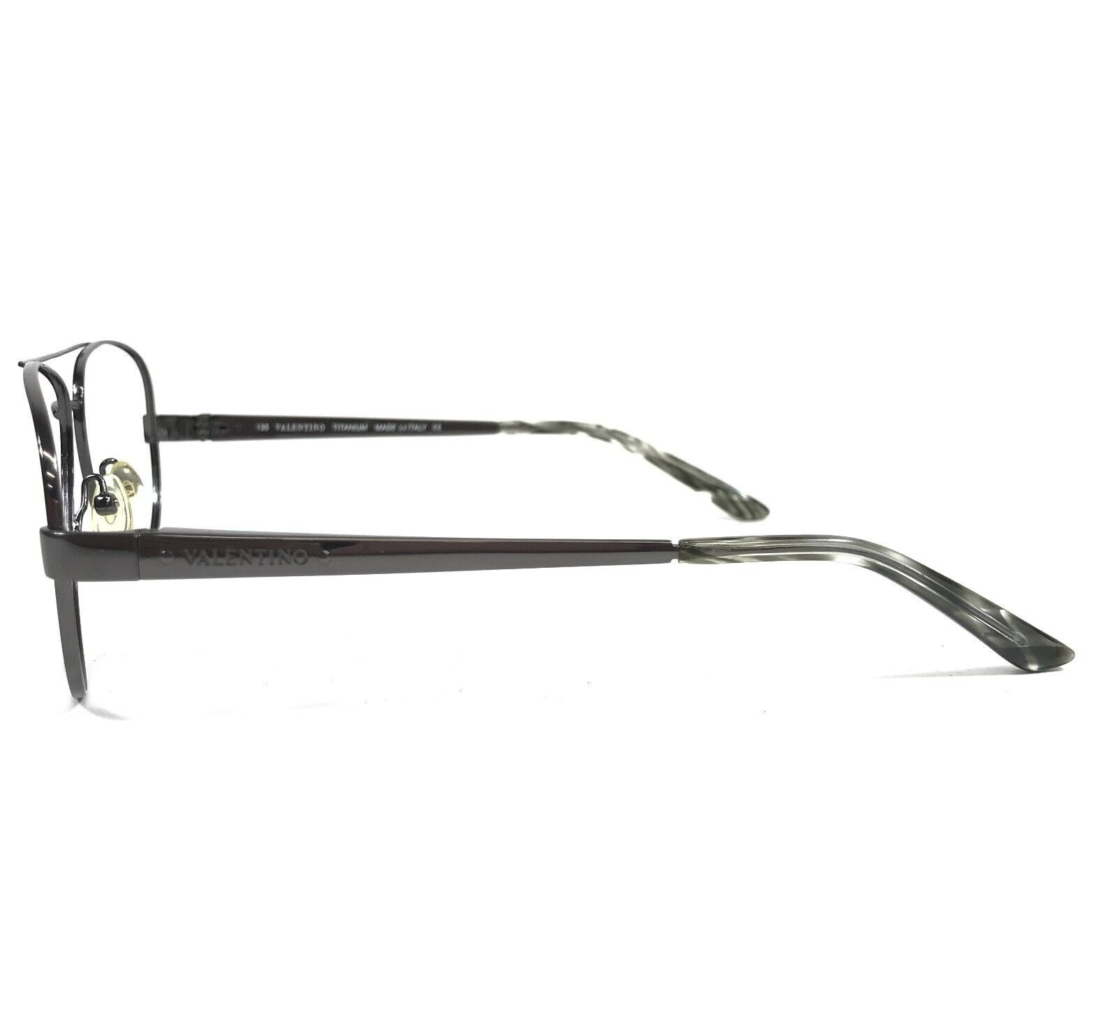 Valentino Eyeglasses Frames 1190/U 06W5 Gunmetal Gray Round Wire Rim 55-13-135 thumbnail 6