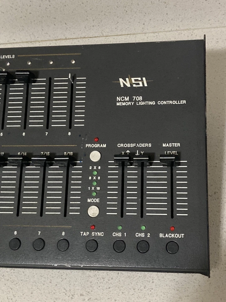 NSI memory lighting controller model NCM 708 pre-owned untested - Image 3 of 4