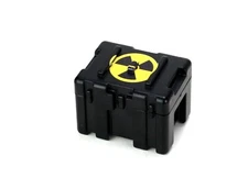 Nuclear Army Tactical Crate compatible w/toy brick minifigures