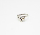 925 Sterling Silver  Vintage Jumping Dolphins Band Ring Sz 7  RG3356 — photo 2