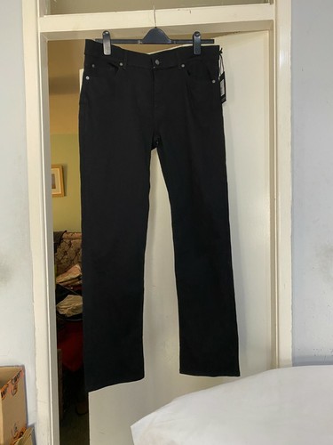 7 FOR ALL MANKIND Men's Slimmy Black 