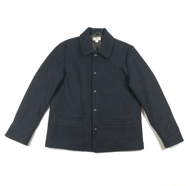 J Crew Wallace Barnes Skiff Jacket With Thinsulate Navy Sz M