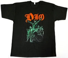 DIO T-shirt Ronnie James Dio Heavy Metal Rock Men's 100% Cotton Tee New