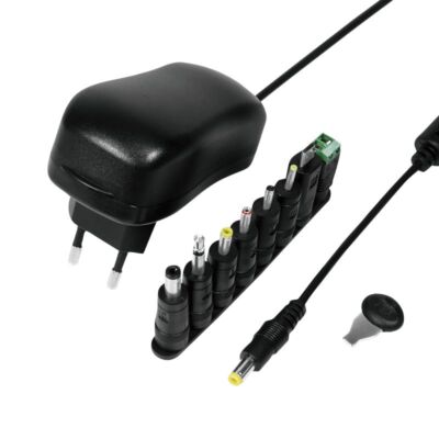 Universalnetzteil 3-12V 12W AC/DC Netzteil + 8 Adapter Ladegerät Schaltnetzteil