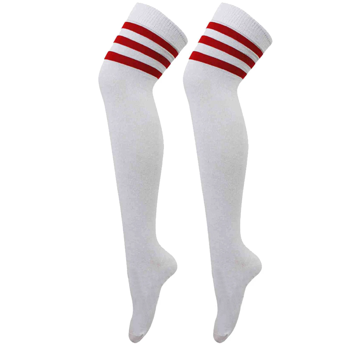 Ladies cheap striped socks