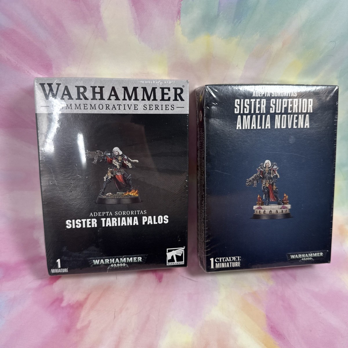 warhammer40k Tariana PalosとAMALIANOVENA Warhammer 40K Sister Tariana Palos & Amalia SEALED Commemorative