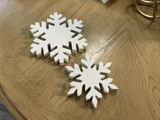 Chalk Couture 2 Pack Snowflake-New Never Used-Opened Package