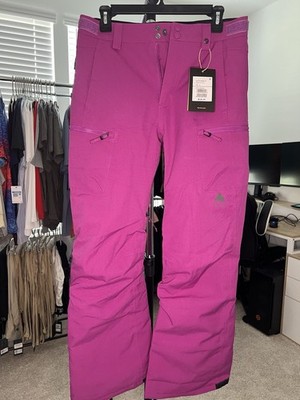 NWT Burton G Elite Cargo PT Women s Snow Pants XL Vivid Viola Waterproof