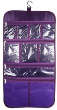 Premium Hanging Toiletry Travel Bag - Cosmetic Jewelry  Accessory Storage
