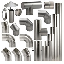 Anschlussrohr FAL Ofen Heizung Ofenrohr Rauchrohr Ofenrohre Kaminrohr Blech