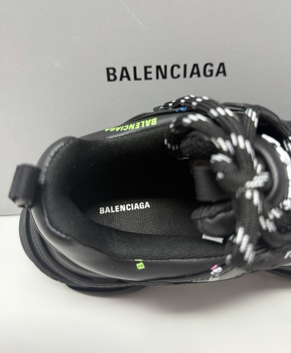 Balenciaga Triple S All Over Logo Sneaker Black/Multi 8 US 41 EU