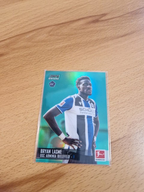 Topps Bundesliga Stadium Club Chrome 2021 22 Bryan Lasme Bielefeld Green To 99