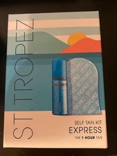 St. Tropez Self Tan Express 2 Piece Kit  Travel Size Includes Mitt