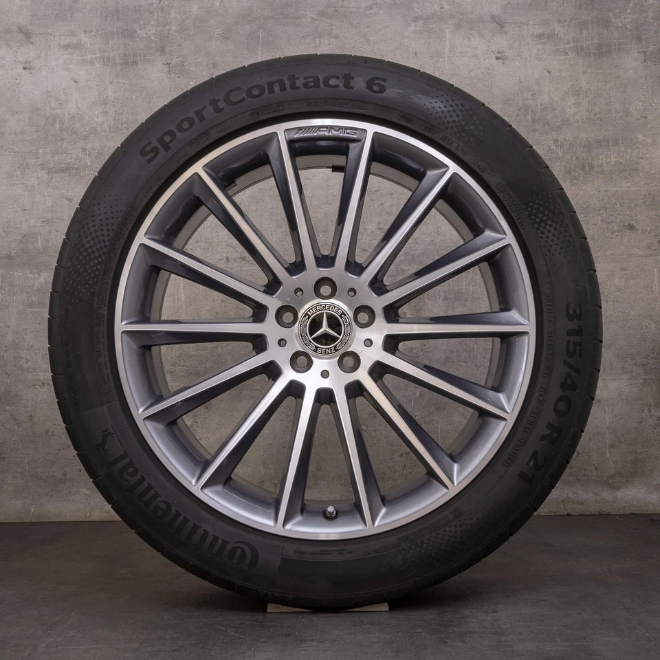 Mercedes GLE AMG Felgen 21 Zoll W167 V167 Sommerräder A1674013400 A1674013500 - Bild 4 von 4