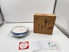 Elk and Friends Kids 6.7  Porcelain Divided Plates with Silicone Sleeves  Suita