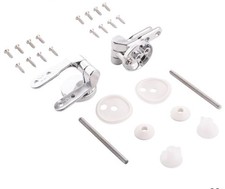 Sanitop-Wingenroth, Nr. 65050 2, WC-Sitz Befestigung Nr. 19, Metall, silber, OVP