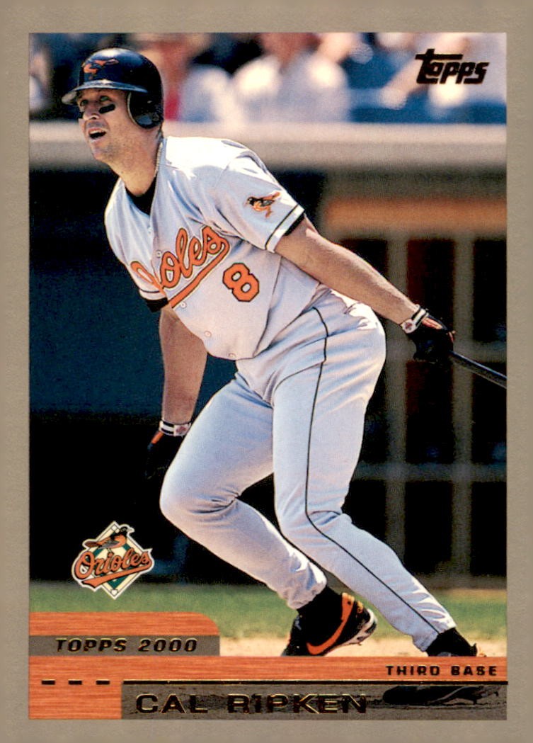 2000 Topps #7 Cal Ripken Oversize Series 1