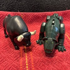 The Road to El Dorado - Burger King 2000 Toy LOT - Green Jaguar Raging Bull