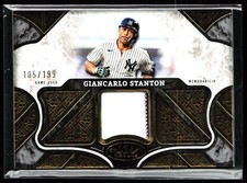 GIANCARLO STANTON 2025 TOPPS TIER ONE GAME USED PATCH YANKEES /199