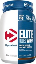 Dymatize Elite 100% Whey Rich Chocolate 942g – High Protein + BCAAs
