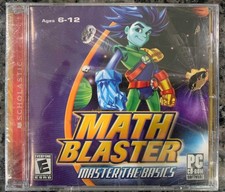 Math Blaster: Master the Basics PC 2007 Ages 6-12 CD-ROM Sealed