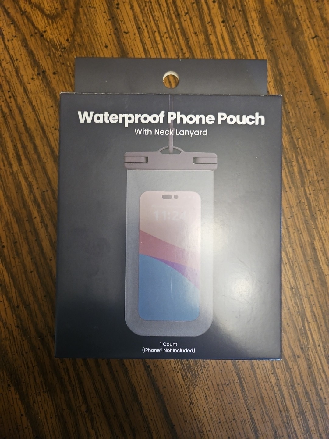 Waterproof Phone pouch with neck lanyard - Fits most 7in Pho