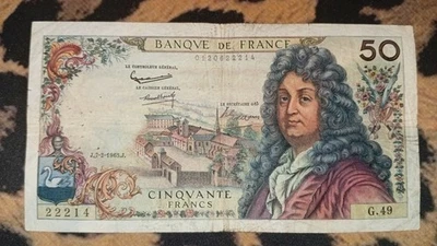Billet 50 Francs Racine 7/2/1963 - Photo 1/2