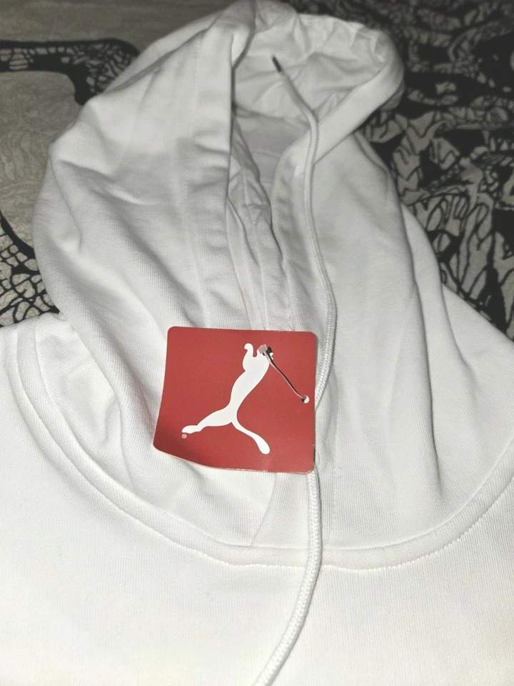 Sudadera con Capucha Public Enemy Talla L Blanca - Nueva Con Etiquetas - Hip-Hop Legend Gear Foto 3 de 4