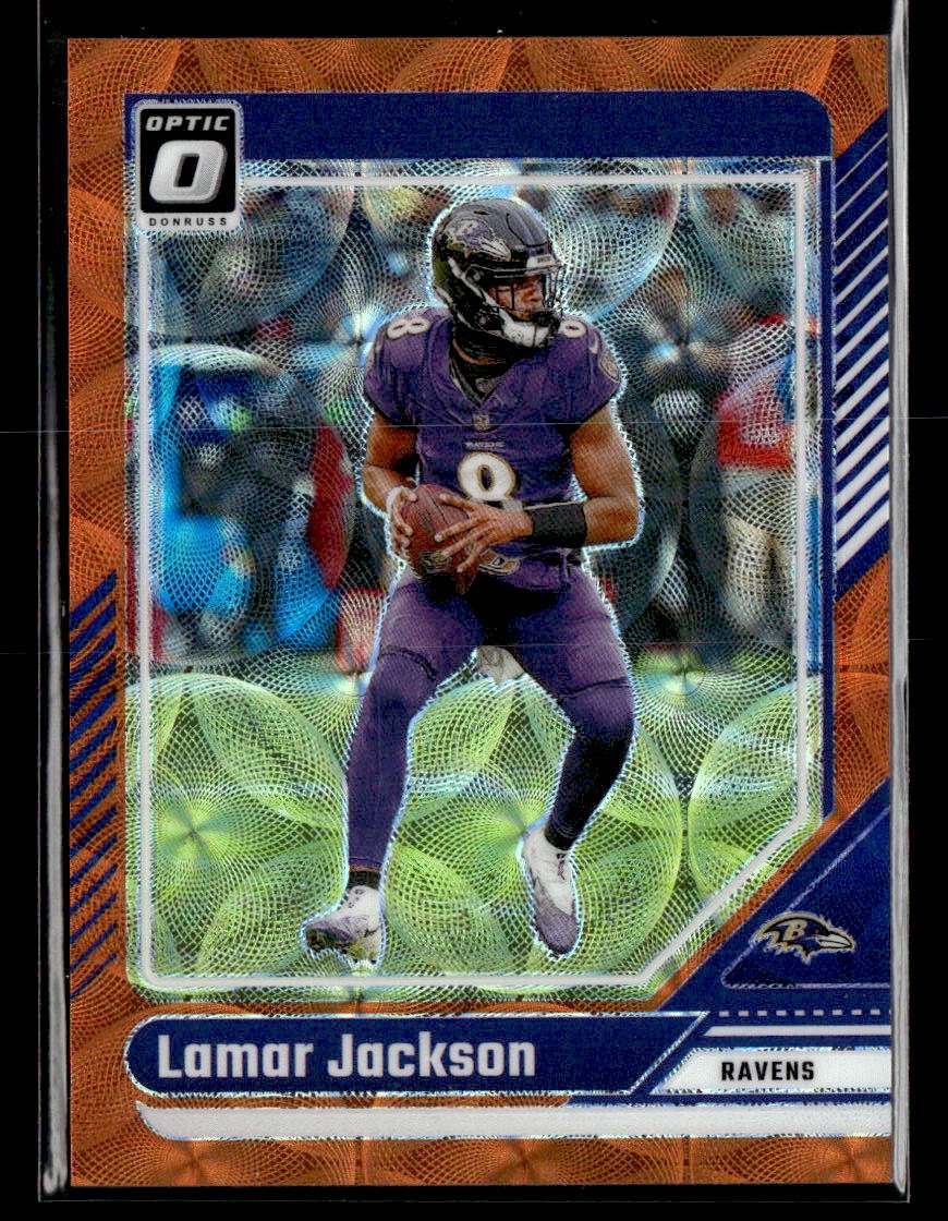 2024 Donruss Optic #13 Lamar Jackson Orange Scope /79 SSP
