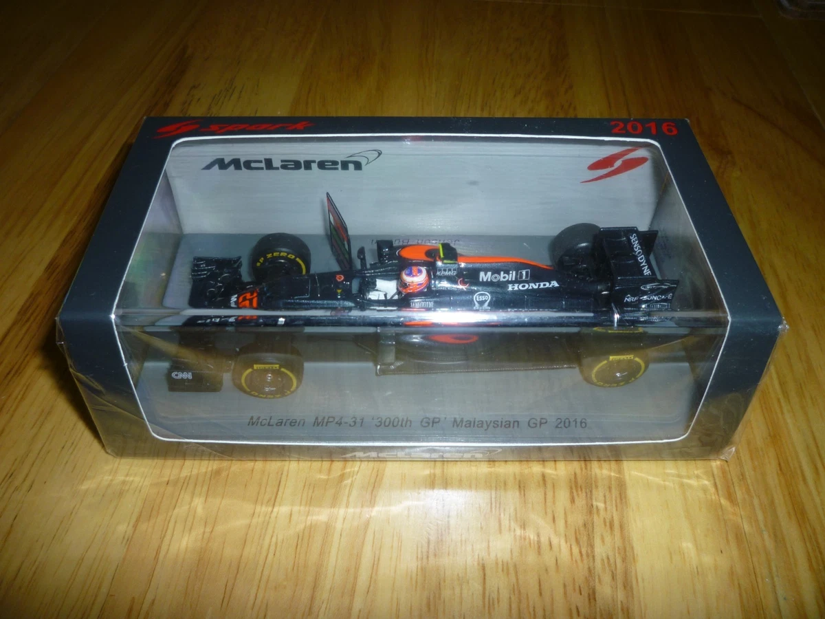 McLaren MP4-31 Jenson Button 300th Malaysian GP 2016 1/43