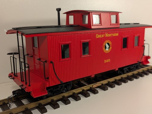 Bachmann 93811 Spur G Great Northern Center Cupola Wood Caboose | Zustand: Used