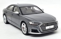 Gtspirit 1/18 - Audi S8 2020 Grey Resin Scale Model Car