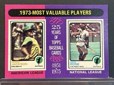 Click to enlarge 1973 MVPs (Reggie Jackson / Pete Rose)