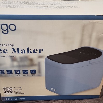 Orgo The Aspen Countertop Ice Maker 33 lb/24 hr, 2 Sizes, Self Clean, 180W