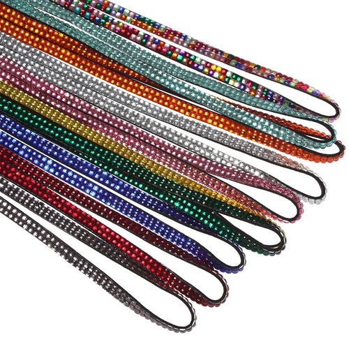 Card Holder Retractable Rhinestone Neck Strap Necklace Hanging Rope Lanyard - Photo 5 sur 16