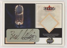2004 Fleer Special Edition Opening Day Game-Used Base 311/500 Bud Selig Auto i4v