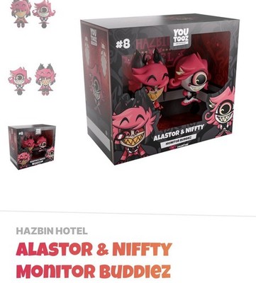 YouTooz * Alastor & Niffty * Monitor Buddiez * Hazbin Hotel * NEW