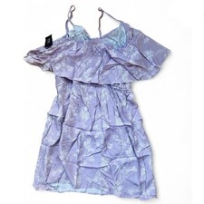 🌸Spring Sale!🌸 Old Navy Lavender Spaghetti Strap Floral Ruffle Dress